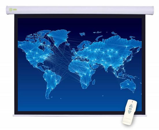  Экран Cactus 127x127см Motoscreen CS-PSM-127X127 1:1 настенно-потолочный рулонный белый (моторизованный привод) 