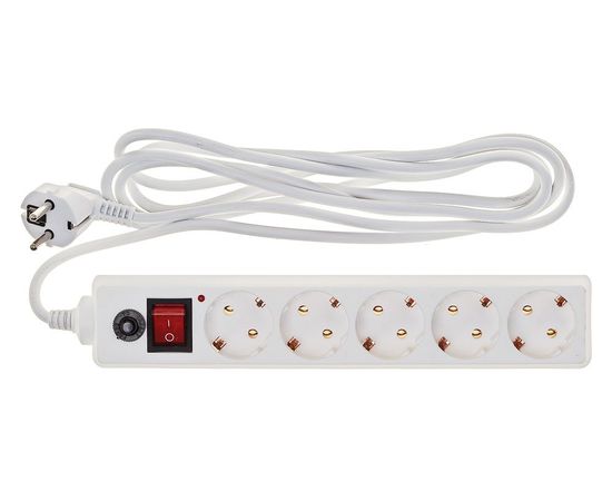  Сетевой фильтр Buro 500SH-3-W 3м (5 розеток) белый 