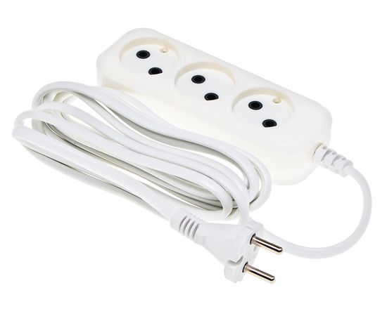  Сетевой удлинитель Buro BU-PSL3.3/W 3м (3 розетки) белый 