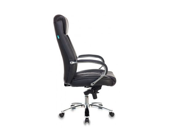  Кресло руководителя Бюрократ T-9922SL/BLACK черный кожа крестовина хром 