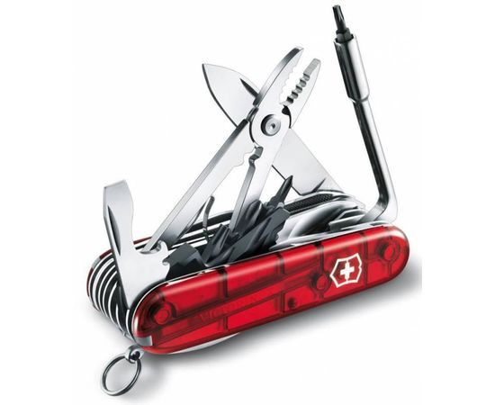  Нож перочинный Victorinox CyberTool L (1.7775.T) 91мм 39функций красный полупрозрачный карт.коробка 