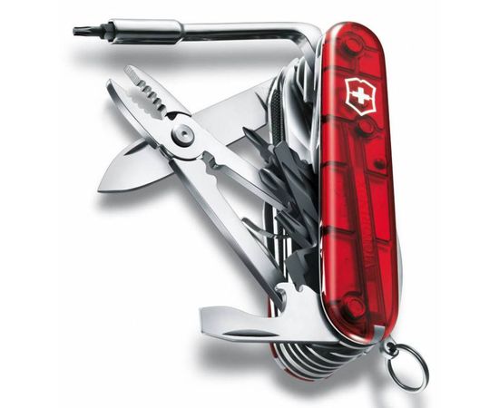  Нож перочинный Victorinox CyberTool L (1.7775.T) 91мм 39функций красный полупрозрачный карт.коробка 