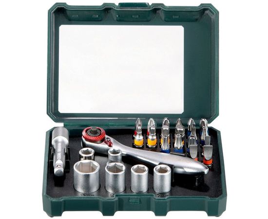  Набор бит и головок Metabo 626701000 (20пред.) для шуруповертов/дрелей 