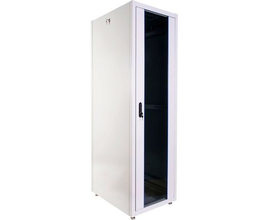  Шкаф телекоммуникационный напольный ЭКОНОМ 42U (600  800) дверь стекло, дверь металл ШТК-Э-42.6.8-13АА 