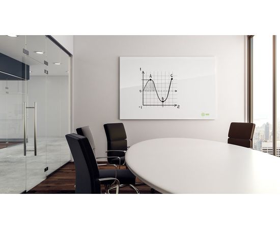  Доска стеклянная Cactus CS-GBD-90x120-UWT стеклянная ультра белый 90x120см стекло 