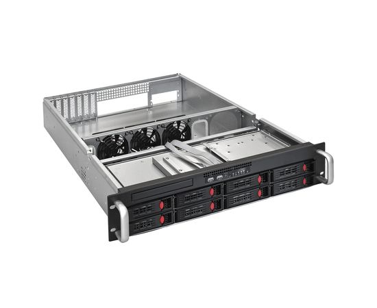  Серверный корпус Exegate Pro 2U550-HS08 EX281232RUS RM 19", высота 2U, глубина 550, без БП, 8xHotSwap, USB 