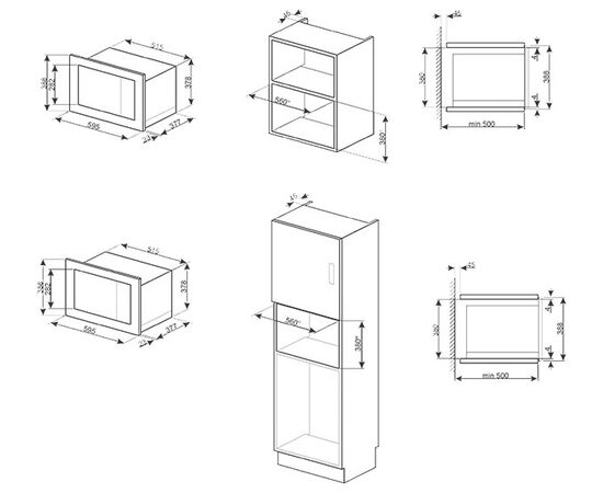  Встраиваемая микроволновая печь Smeg FMI325X 
