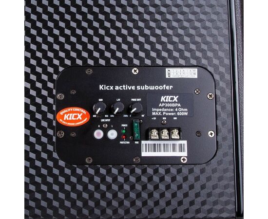  Сабвуфер автомобильный Kicx AP300BPA 