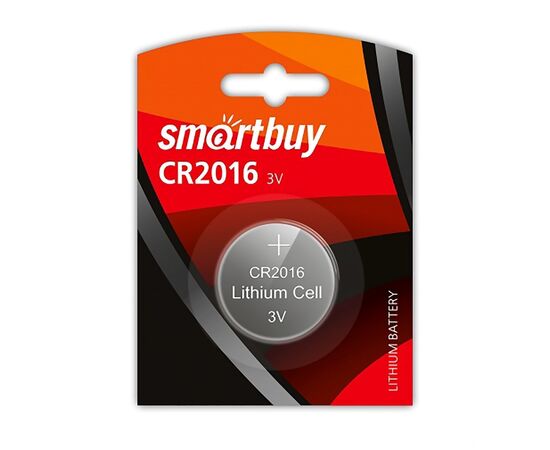  Элемент литиевый Smart Buy CR2016 (1-BL) (12/720) (115872) 