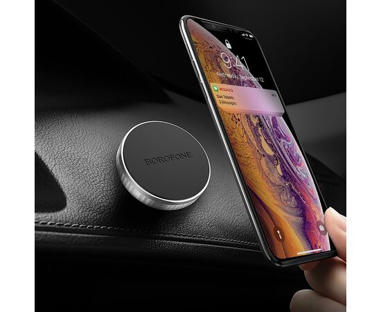  Держатель автомобильный Borofone BH7 Plane magnetic in-car holder (silver) 