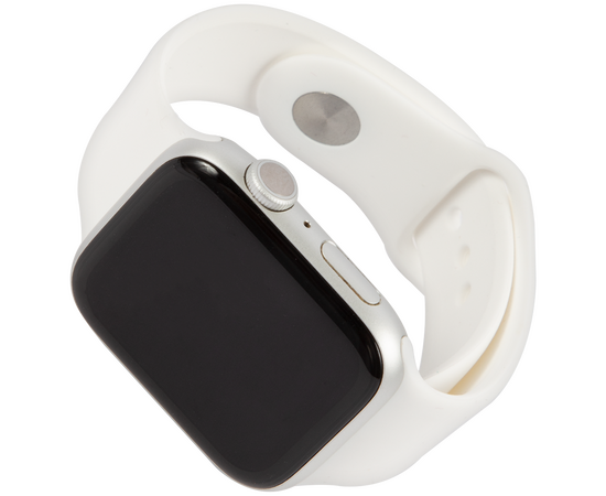  Ремешок силиконовый MB для Apple watch – 42-44 mm (S3/S4/S5 SE/S6), белый 