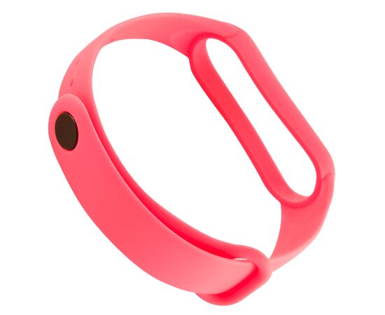  Ремешок силиконовый для фитнес-браслета Xiaomi Mi Band 5/ Mi Smart Band 6, розовый 