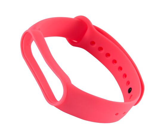  Ремешок силиконовый для фитнес-браслета Xiaomi Mi Band 5/ Mi Smart Band 6, розовый 