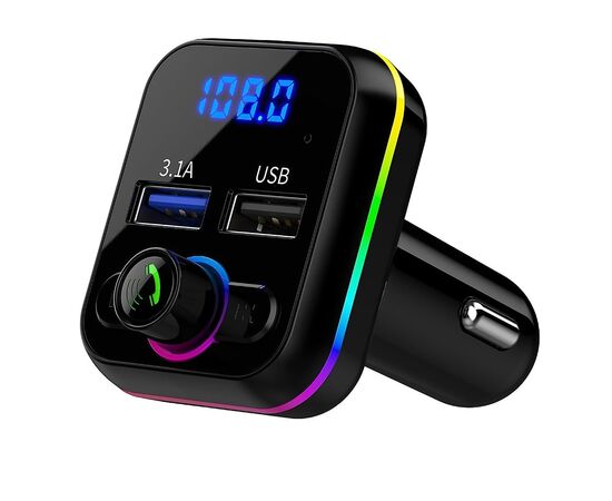  Автомобильный FM-трансмиттер - M34 2USB (black) (212235) 