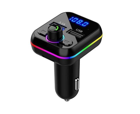  Автомобильный FM-трансмиттер - M34 2USB (black) (212235) 