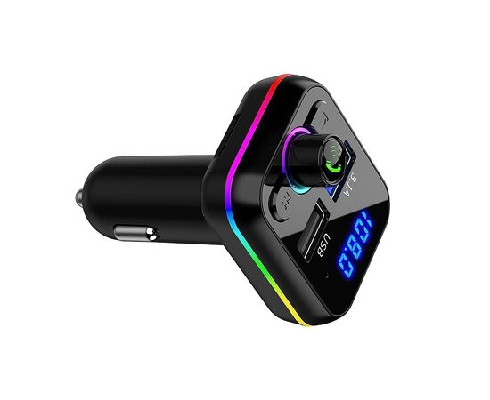  Автомобильный FM-трансмиттер - M34 2USB (black) (212235) 