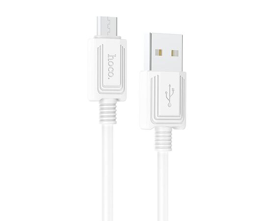  Кабель USB - micro USB Hoco X73, 100 см 2,4А (white) (206184) 