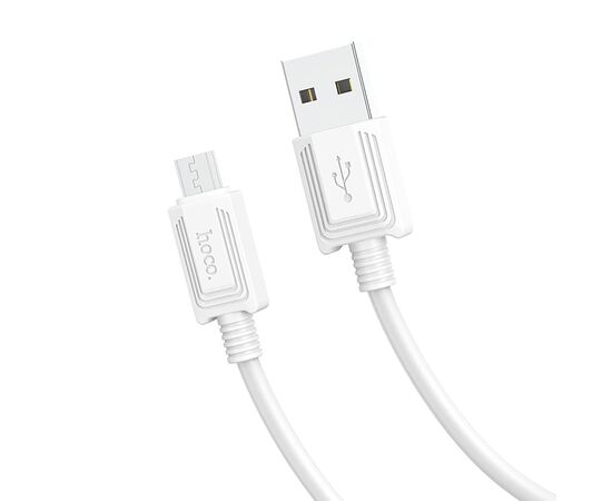  Кабель USB - micro USB Hoco X73, 100 см 2,4А (white) (206184) 