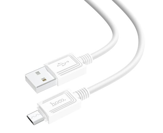  Кабель USB - micro USB Hoco X73, 100 см 2,4А (white) (206184) 