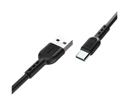  Кабель USB - Type-C Hoco X33 5A Surge 5А (black) (202544) 