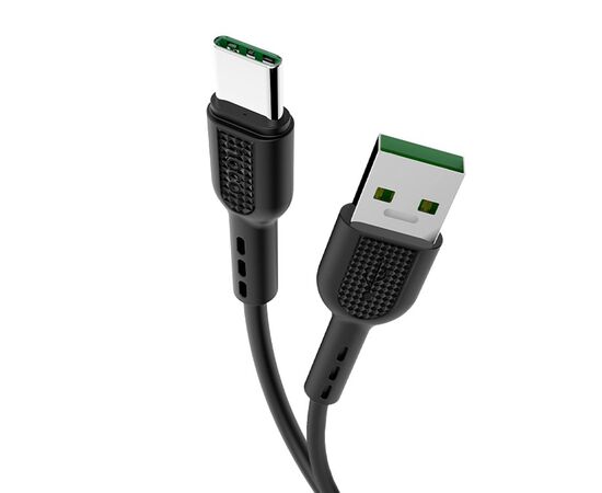  Кабель USB - Type-C Hoco X33 5A Surge 5А (black) (202544) 