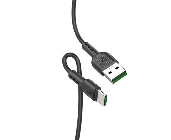  Кабель USB - Type-C Hoco X33 5A Surge 5А (black) (202544) 