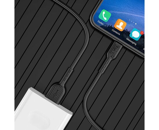  Кабель USB - Type-C Hoco X33 5A Surge 5А (black) (202544) 