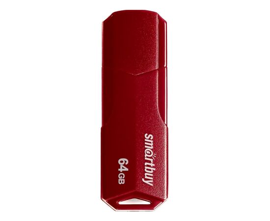  Флэш накопитель USB 64 Гб Smart Buy CLUE (burgundy) (205851) 