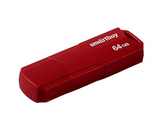  Флэш накопитель USB 64 Гб Smart Buy CLUE (burgundy) (205851) 