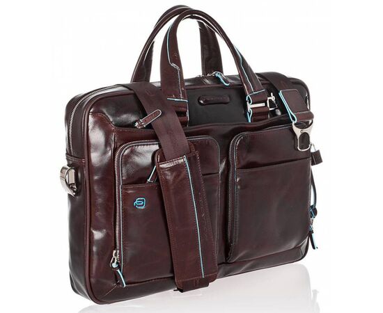  Сумка Piquadro Blue Square CA2849B2/MO коричневый натур.кожа/нейлон 