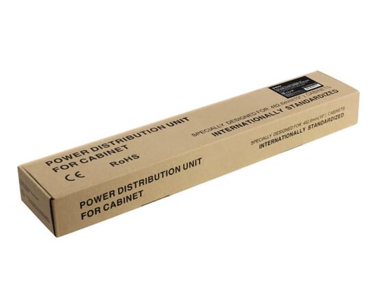  Блок розеток горизонтальный ExeGate ServerPro PDU-19H905 Al-9S-EU3, 19", 1U, Алюминий, 9 Schuko, кабель с евровилкой VDE-250V-16A-3*1.5mm2, 3 метра 