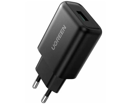  СЗУ UGREEN CD122 (70273) USB-A QC 3.0 18W Charger черный 