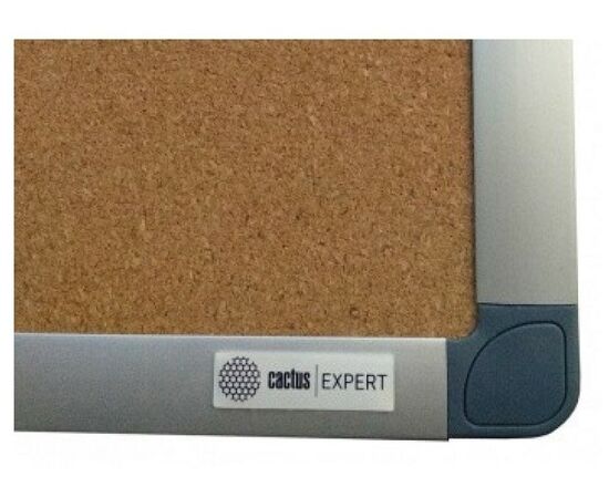  Демонстрационная доска Cactus CS-CBD-90X120 пробковая коричневый 90x120см алюминиевая рама 