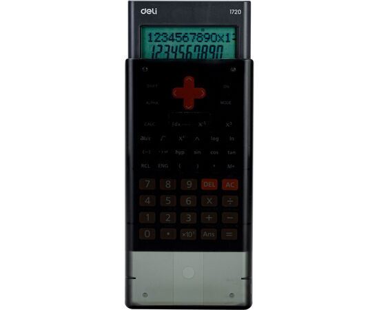  Калькулятор научный Deli E1720-black черный 10+2-разр. 