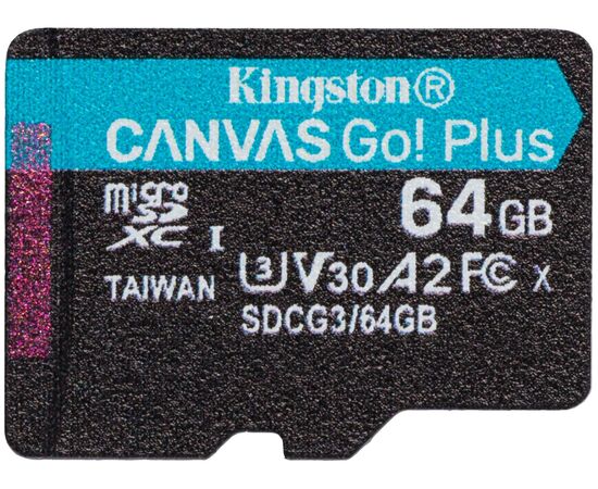  Карта памяти KINGSTON (SDCG3/64GBSP) MICRO SDXC 64GB UHS-I 
