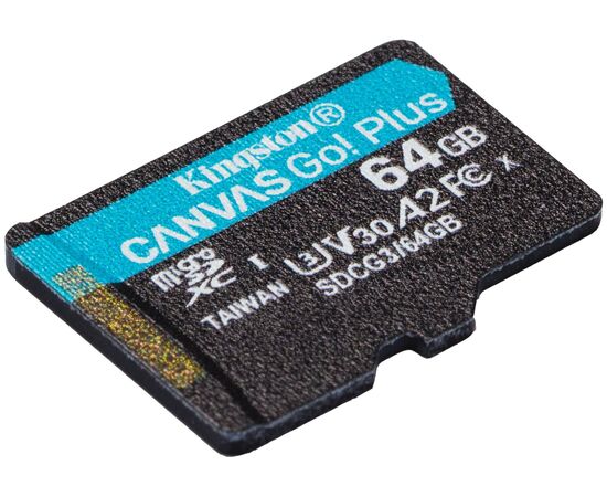  Карта памяти KINGSTON (SDCG3/64GBSP) MICRO SDXC 64GB UHS-I 
