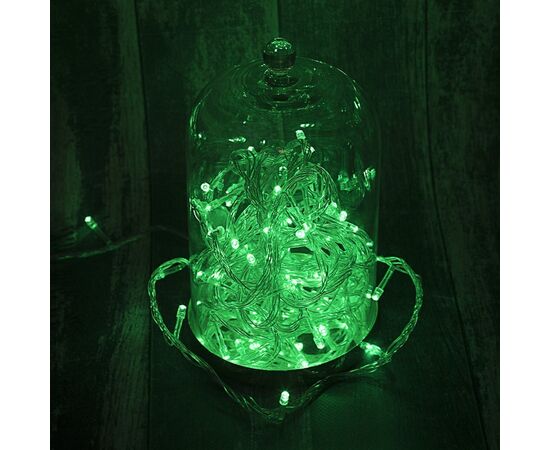  Светодиодная гирлянда IDSL-100L-10m-Green (Нить/Внутренняя) 