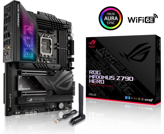  MB s1700 ASUS ROG MAXIMUS Z790 HERO ATX 4xDDR5 3xPCIEx16 5xM.2 2xThunderbolt USB-C HDMI 2.5GLAN Wi-Fi 6E (90MB1CI0-M0EAY0) 