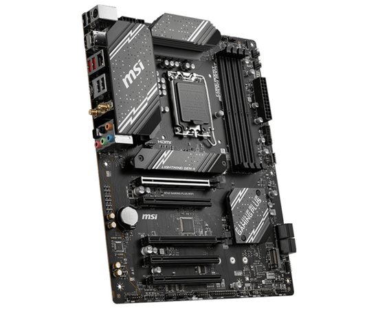  MB s1700 MSI B760 GAMING PLUS WIFI B760, 4*DDR5, 5*PCIEx16, 2*M.2, 2*TypeC, 2*USB3.2Gen2, 2*USB3.2Gen1, 8*USB2.0, 4*SATA3.0, 2.5G, DP, HDMI, ATX, RTL 