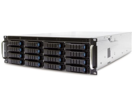  Корпус AIC XE1-3ET00-01 RSC-3ET, 3U, 16xSATA/SAS HS 3,5/2,5" universal bay + 2x2,5" 15mm rear HS bay + 4x2,5 "7mm internal bay 