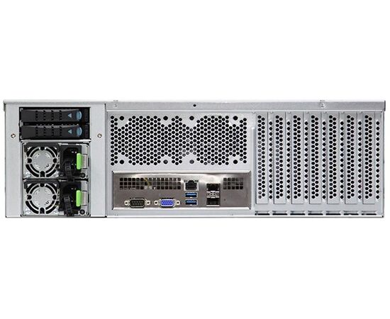  Корпус AIC XE1-3ET00-01 RSC-3ET, 3U, 16xSATA/SAS HS 3,5/2,5" universal bay + 2x2,5" 15mm rear HS bay + 4x2,5 "7mm internal bay 