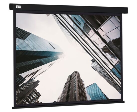  Экран Cactus CS-PSW-124X221-BK Wallscreen настенно-потолочный рулонный черный 