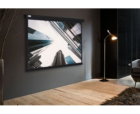  Экран Cactus CS-PSW-124X221-BK Wallscreen настенно-потолочный рулонный черный 