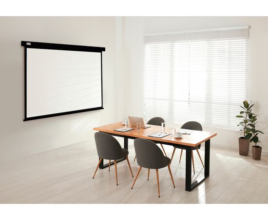  Экран Cactus CS-PSW-124X221-BK Wallscreen настенно-потолочный рулонный черный 