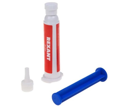  Флюс-гель для пайки REXANT 09-3682 пайка алюминия, 12мл, техно-шприц, блистер 