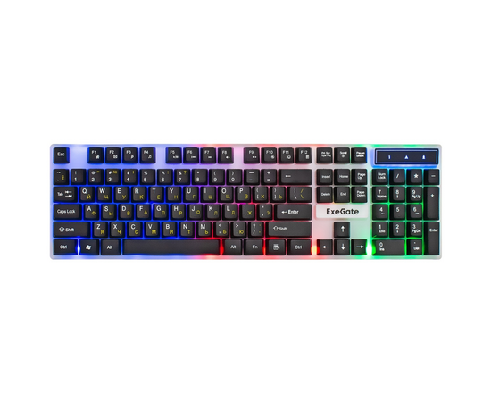  Комплект ExeGate Professional Standard Combo MK140 EX295301RUS с подсветкой клавиатура влаго-ная+мышь оптическая 