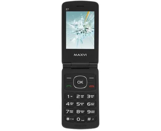  Мобильный телефон MAXVI E7 red 