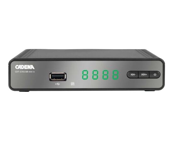 Ресивер DVB-T2 Cadena CDT-2351SB черный 