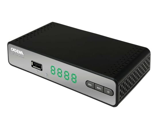  Ресивер DVB-T2 Cadena CDT-2351SB черный 