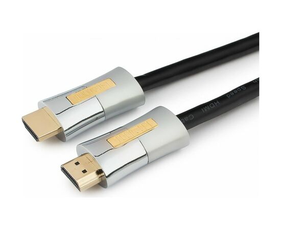  Кабель Cablexpert Platinum CC-P-HDMI01-1M HDMI v2.0 M/M 1м позол.разъемы металлический корпус ферритовые кольца блистер 